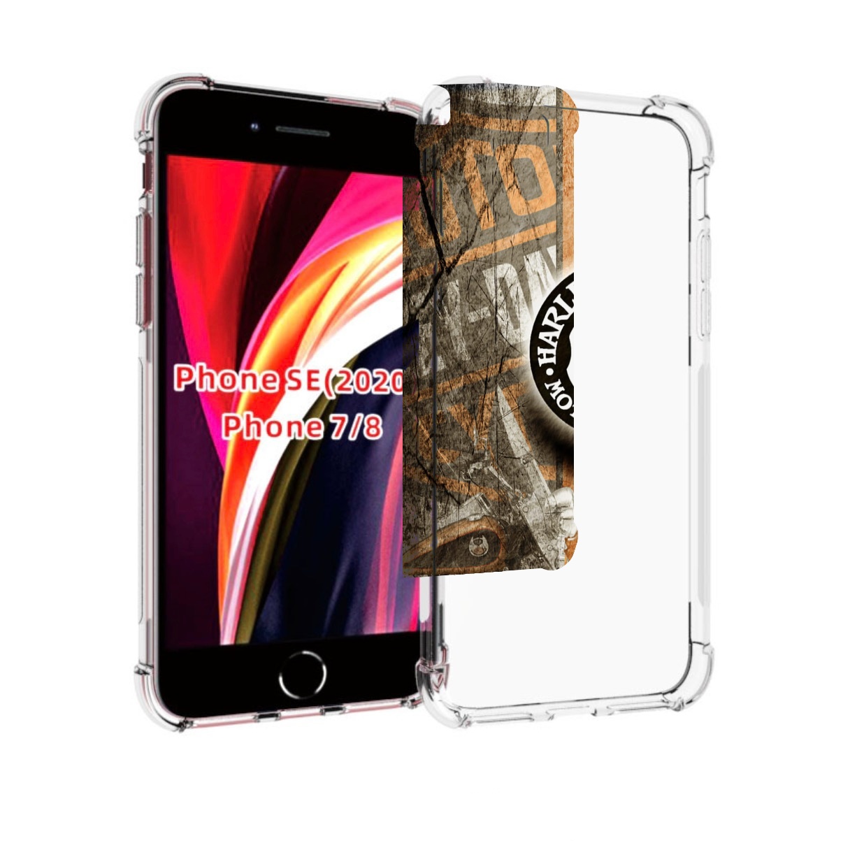 

Чехол MyPads харлеи девидсон для iPhone 7 4.7 / iPhone 8 / iPhone SE 2 (2020), Прозрачный, Tocco