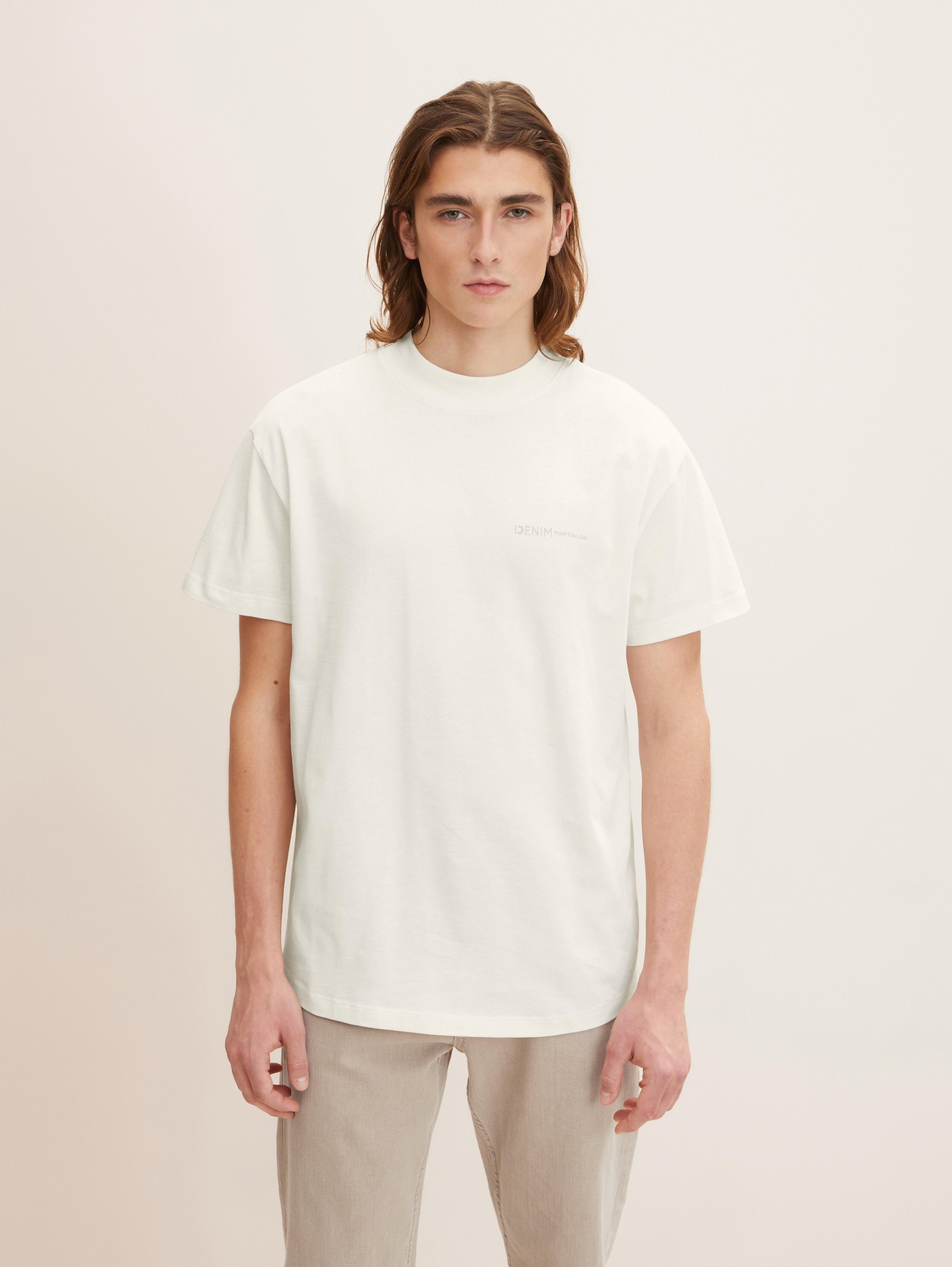 

Футболка мужская Tom Tailor Denim 1033028 белая S, 1033028