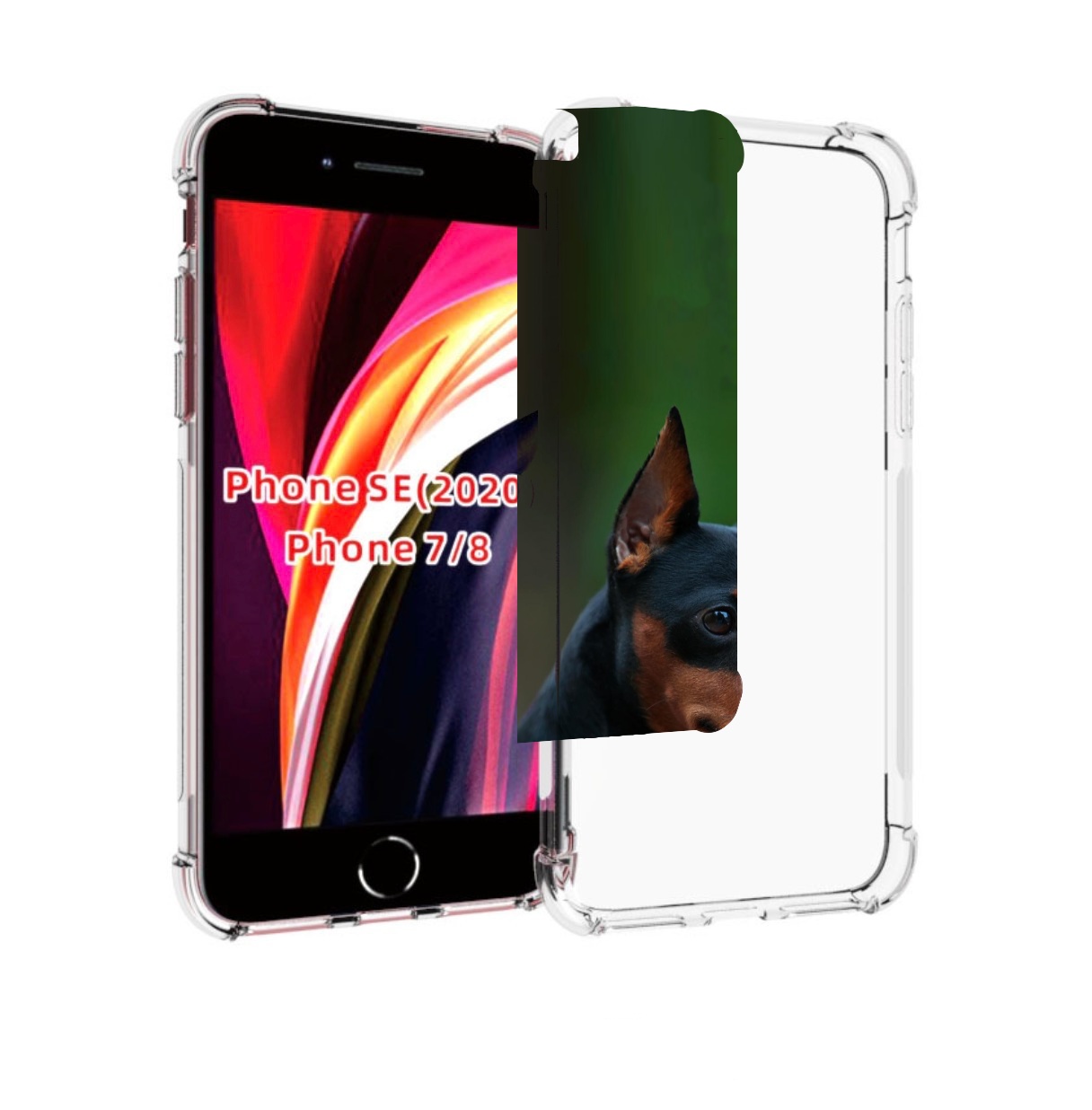 

Чехол MyPads цвергпинчер черпинчер для iPhone 7 4.7 / iPhone 8 / iPhone SE 2 (2020), Прозрачный, Tocco