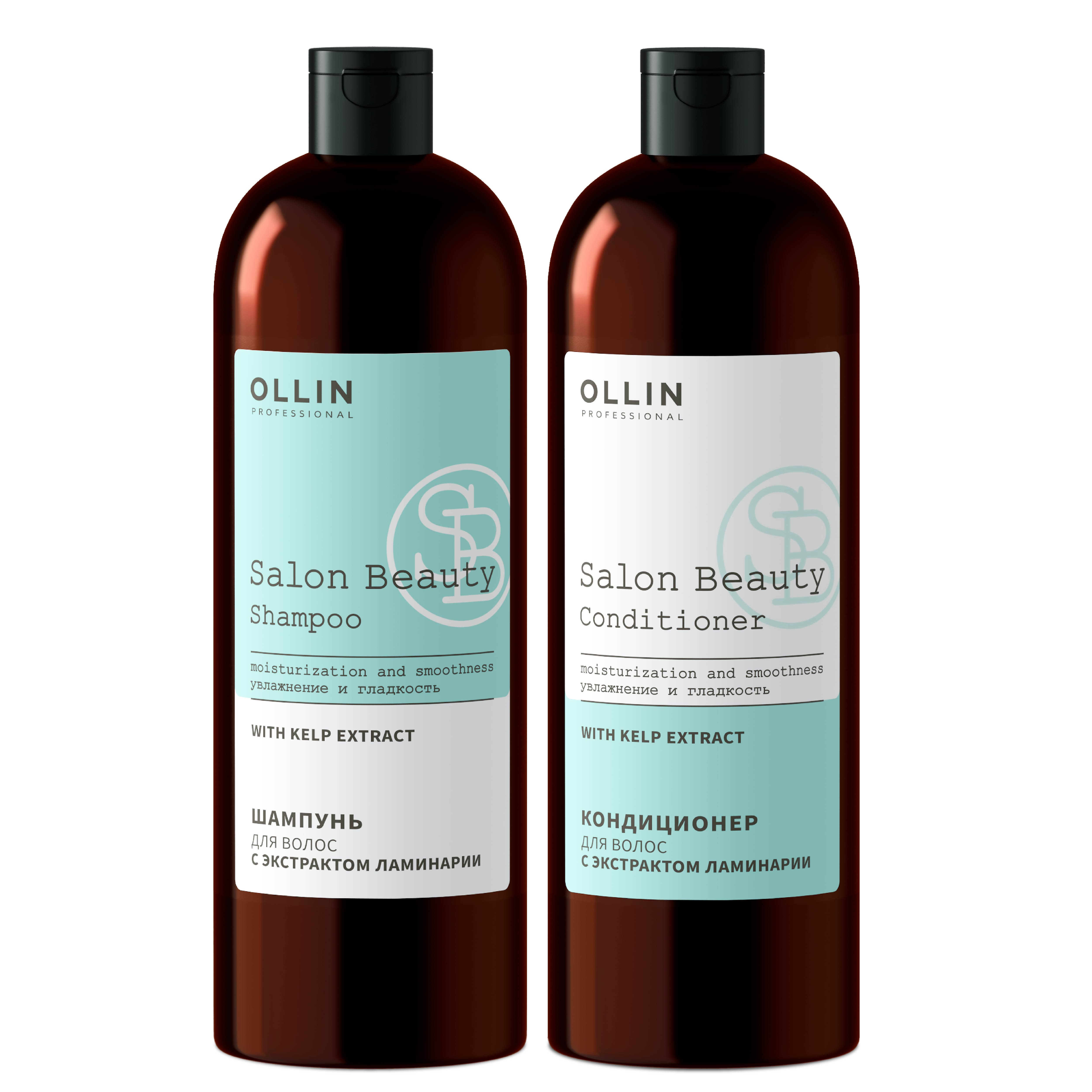 

Набор для волос Ollin Professional Salon Beauty с экстрактом ламинарии 1000 мл и 1000 мл, Набор для волос OLLIN PROFESSIONAL Salon Beauty