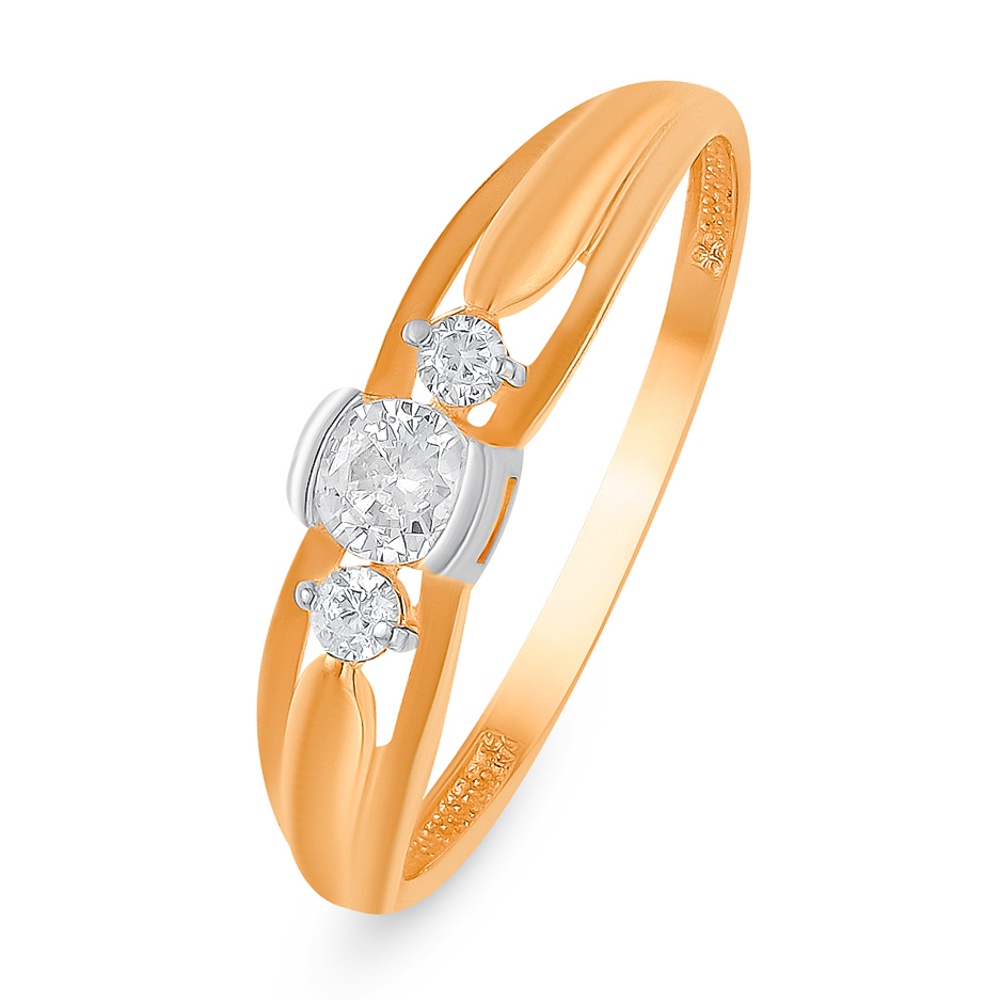 

Кольцо из красного золота р. , 585Gold 4300138000, фианит, 4300138000