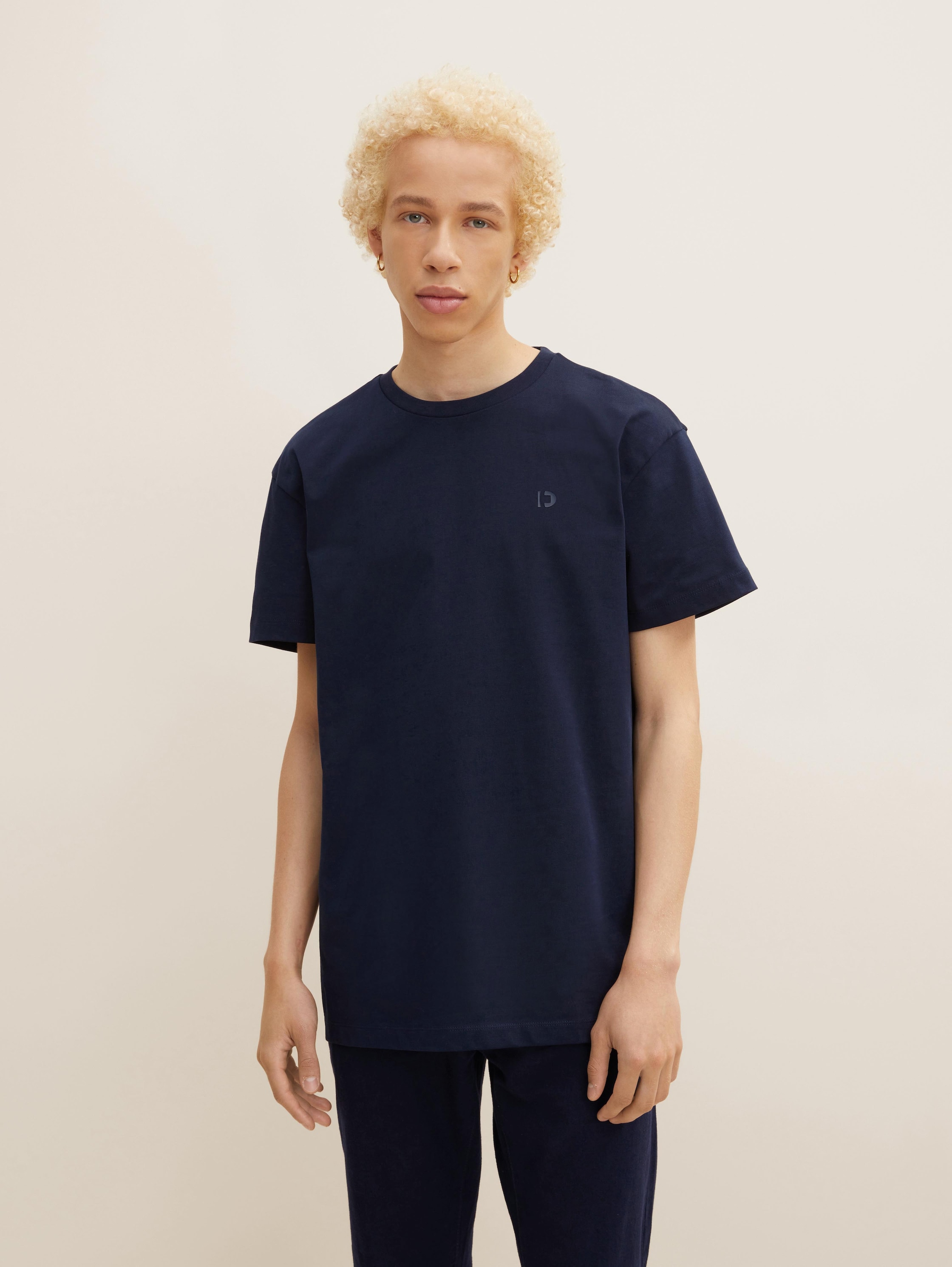 

Футболка мужская Tom Tailor Denim 1033032 синяя S, 1033032