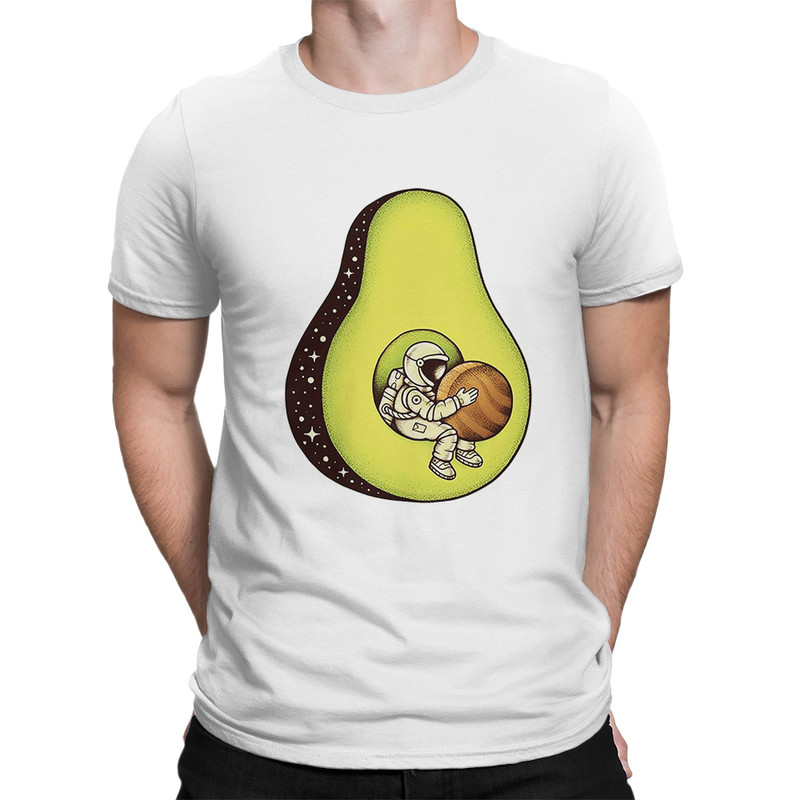 

Футболка мужская Dream Shirts Космический Авокадо белая L, Белый, Космический Авокадо