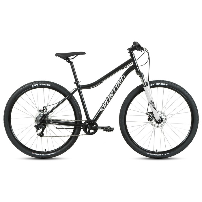 

Велосипед 29" Forward Sporting 2.2 D, цвет чёрный/белый, размер рамы 19"