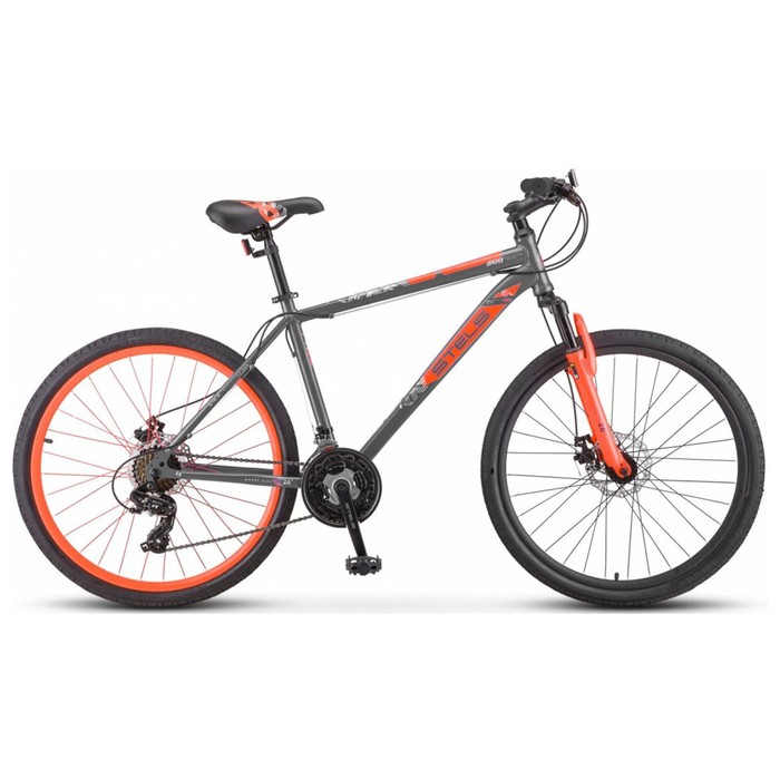 Велосипед 26 Stels Navigator-500 D F020 цвет серыйкрасный размер 18 1890600₽