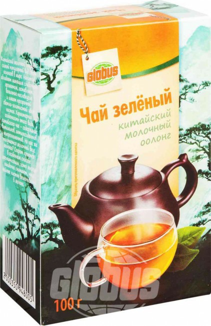 

Чай зеленый Globus китайский молочный оолонг листовой 100 г