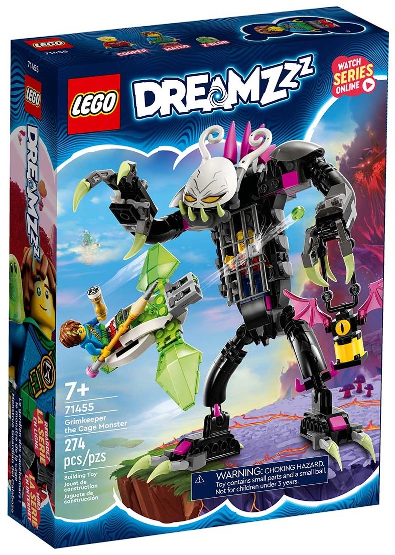 

Конструктор LEGO DREAMZzz 71455 Мрачный хранитель монстров в клетке, Мрачный хранитель монстров в клетке