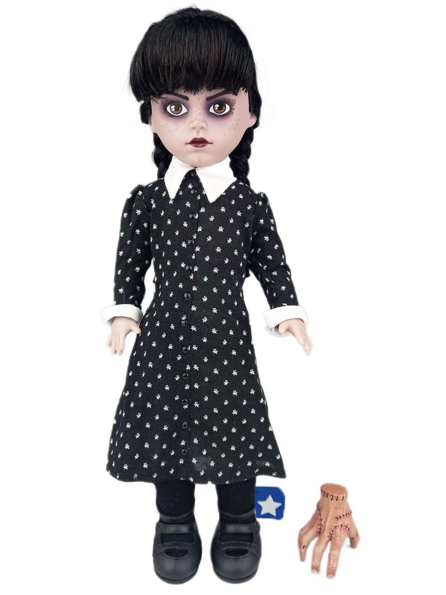 

Фигурка Mezco Уэнздей с Вещью семейка Аддамс Wednesday Addams Family подвижная 26,5 см, Уэнздей с Вещью семейка Аддамс Wednesday Addams Family