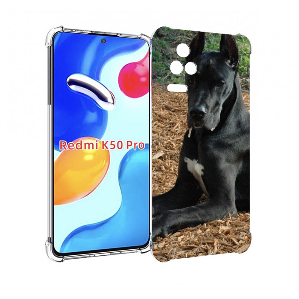 

Чехол MyPads немецкии дог для Xiaomi Redmi K50 / K50 Pro, Прозрачный, Tocco