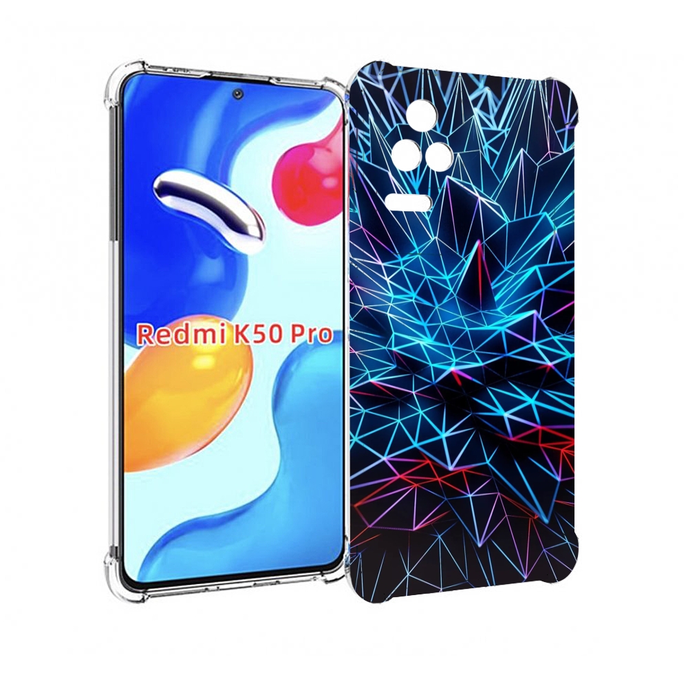 

Чехол MyPads неоновая-абстракция для Xiaomi Redmi K50 / K50 Pro, Прозрачный, Tocco