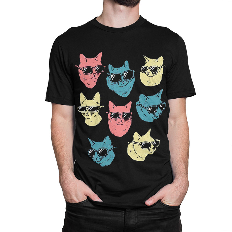 

Футболка мужская Dream Shirts Крутые Коты черная 2XL, Черный, Крутые Коты