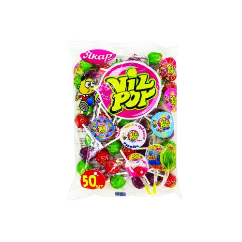 

Карамель Vil pop ассорти на палочке