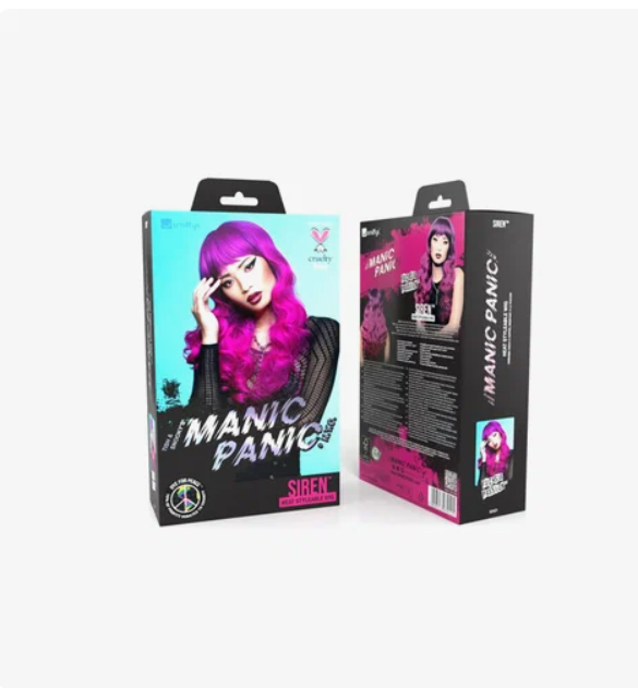 Парик женский MANIC PANIC Fuchsia PassionTM, фиолетовый/розовый