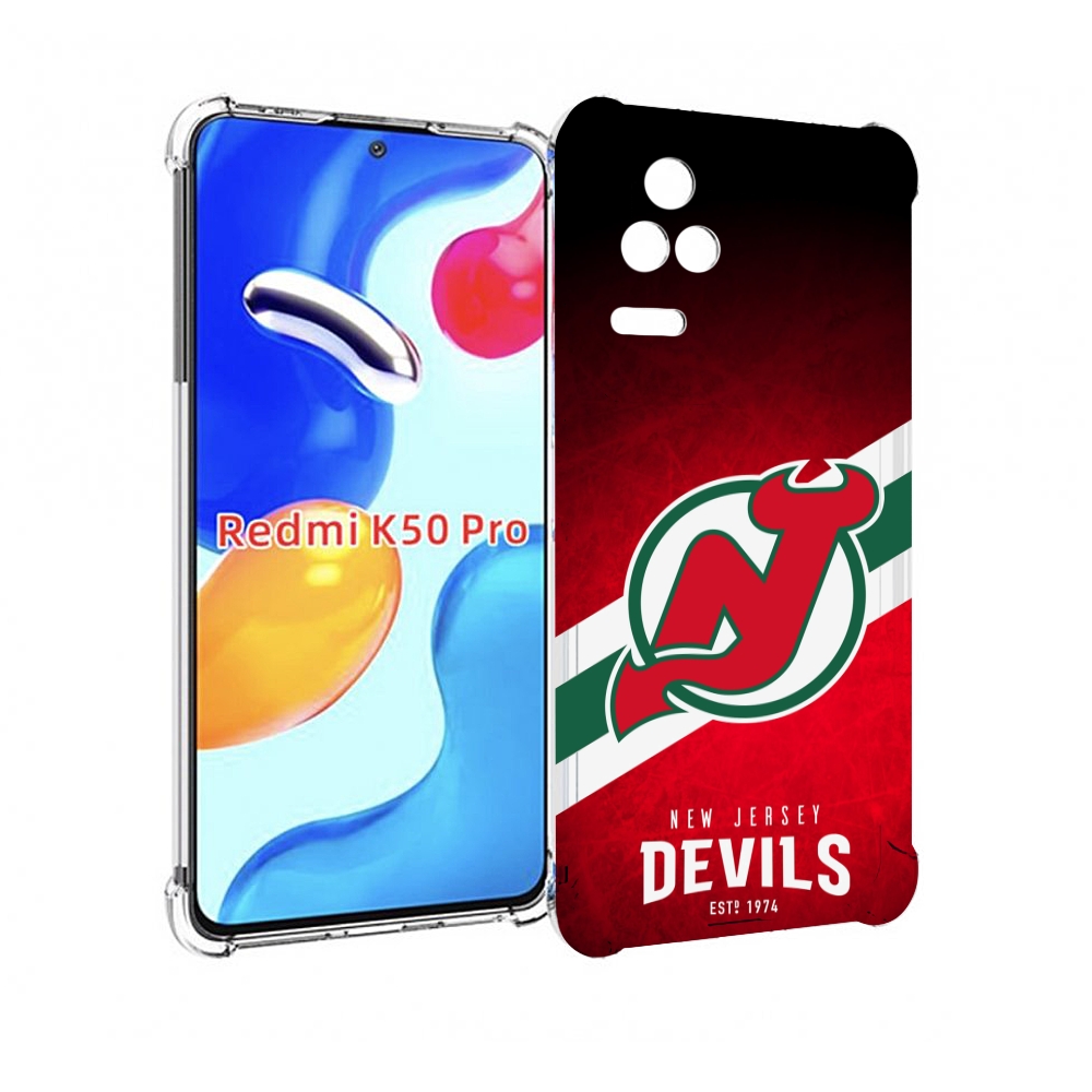 

Чехол MyPads нью джерси девилз для Xiaomi Redmi K50 / K50 Pro, Прозрачный, Tocco