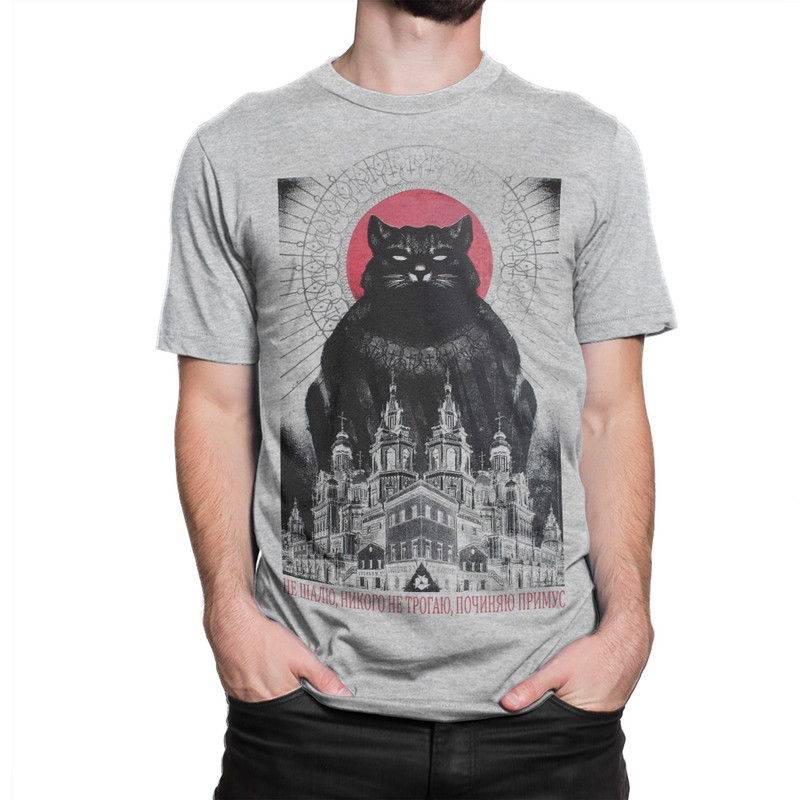 

Футболка мужская Dream Shirts Мастер и Маргарита серая XL, Серый, Мастер и Маргарита