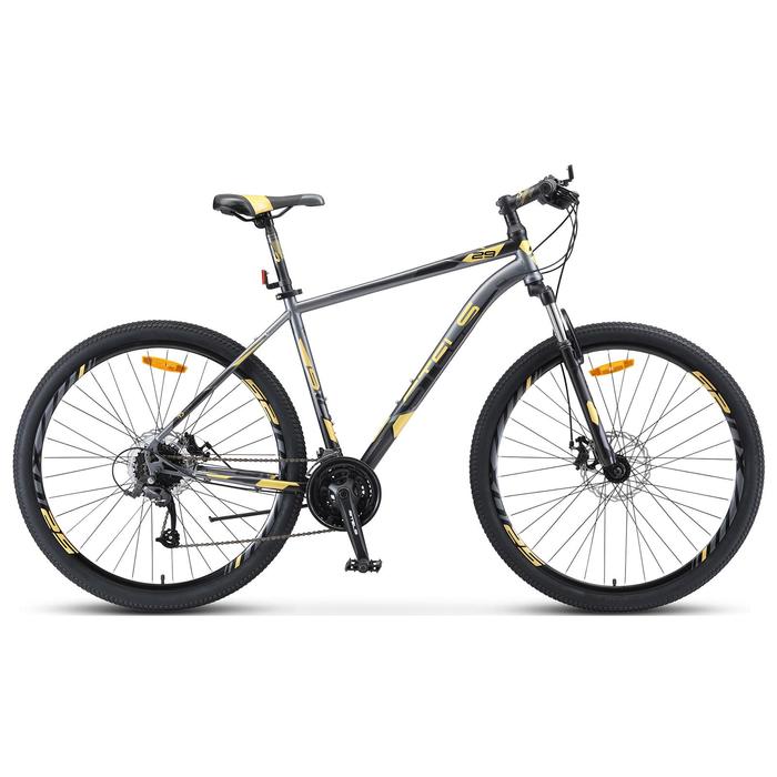 

Велосипед 29" Stels Navigator-910 MD, V010, цвет чёрный/золотой, размер рамы 18,5", Черный;золотистый