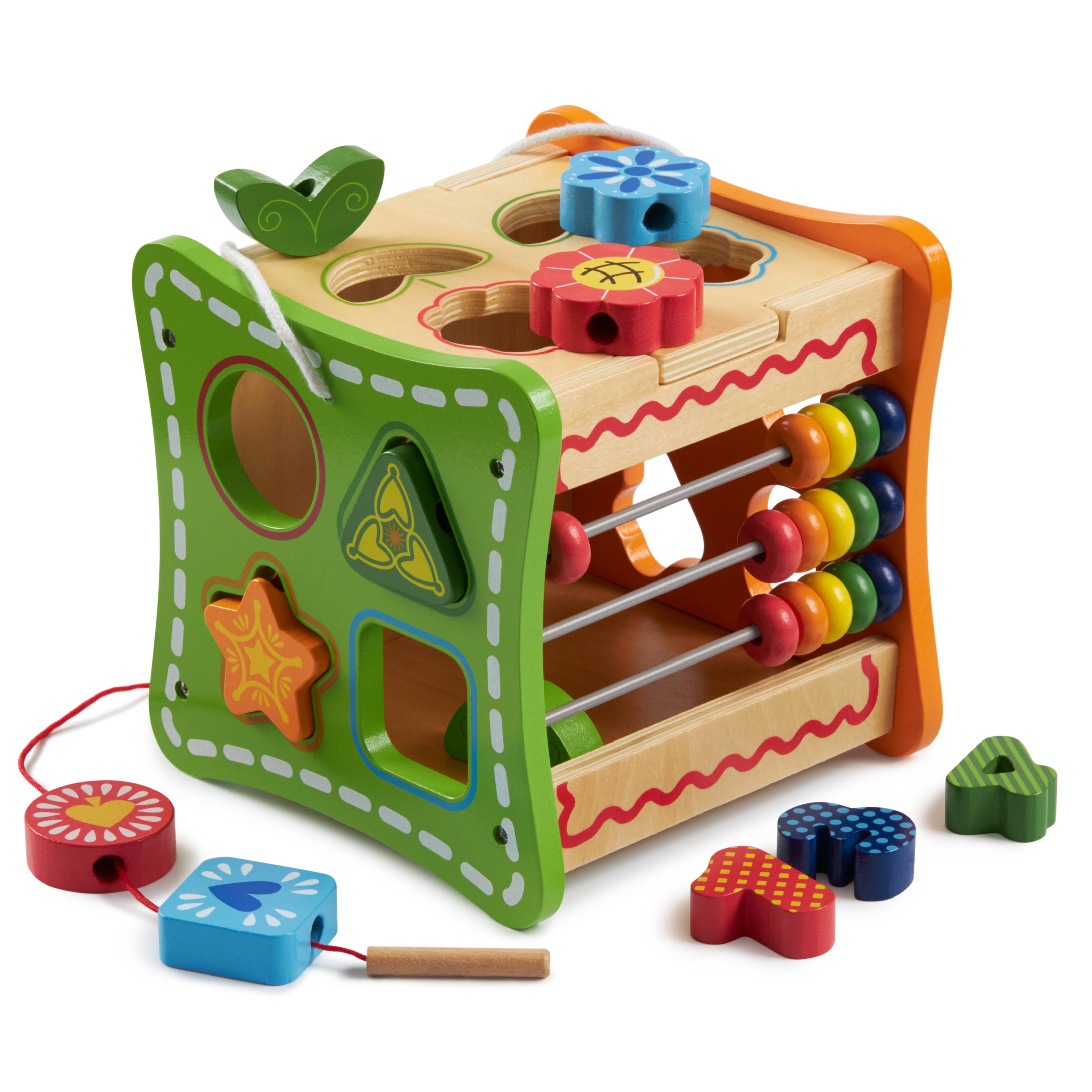 

Развивающая игра ANDREU Toys Обучающий куб 5 в 1