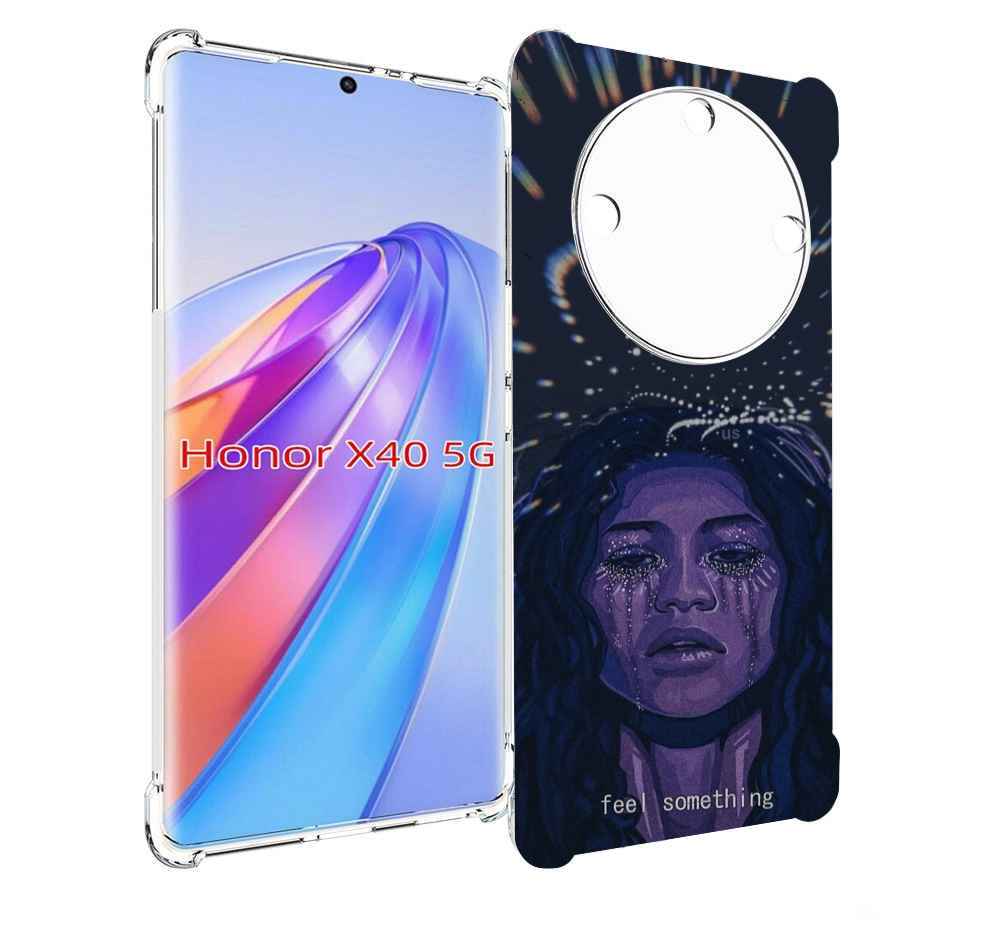 

Чехол MyPads чувствую себя непонятно женский для Honor X40, Прозрачный, Tocco