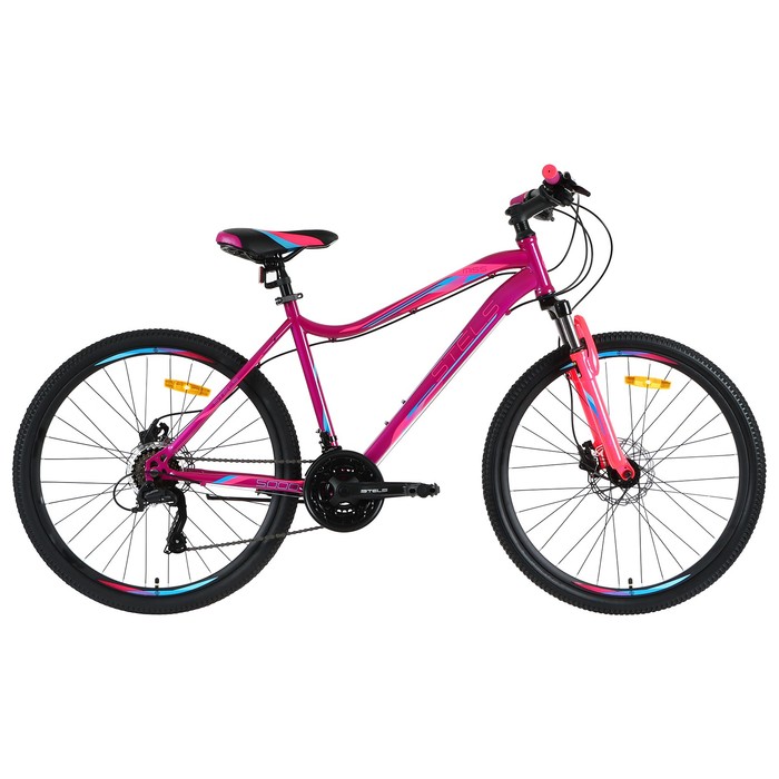 

Велосипед 26" Stels Miss-5000 D, V020, цвет фиолетовый/розовый, размер рамы 18"