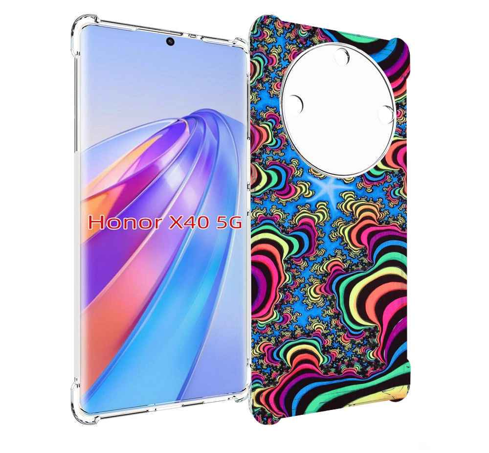 

Чехол MyPads щупальца иллюзия для Honor X40, Прозрачный, Tocco