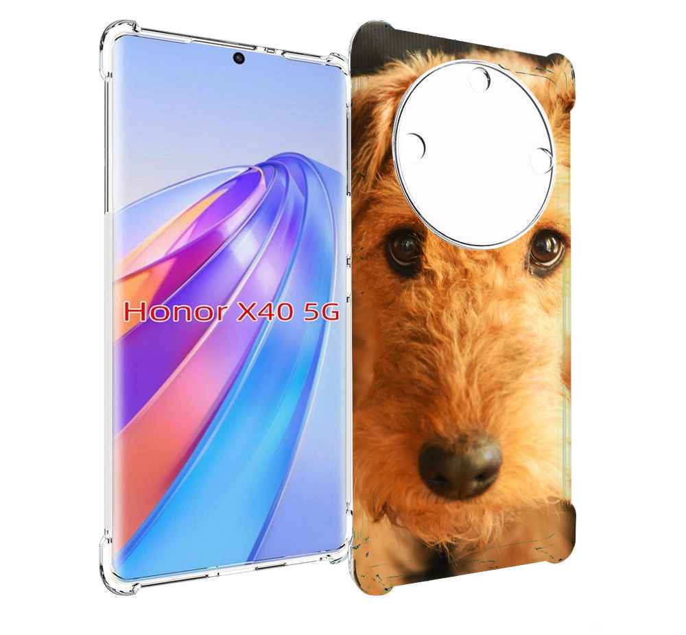 

Чехол MyPads эрдельтерьер для Honor X40, Прозрачный, Tocco