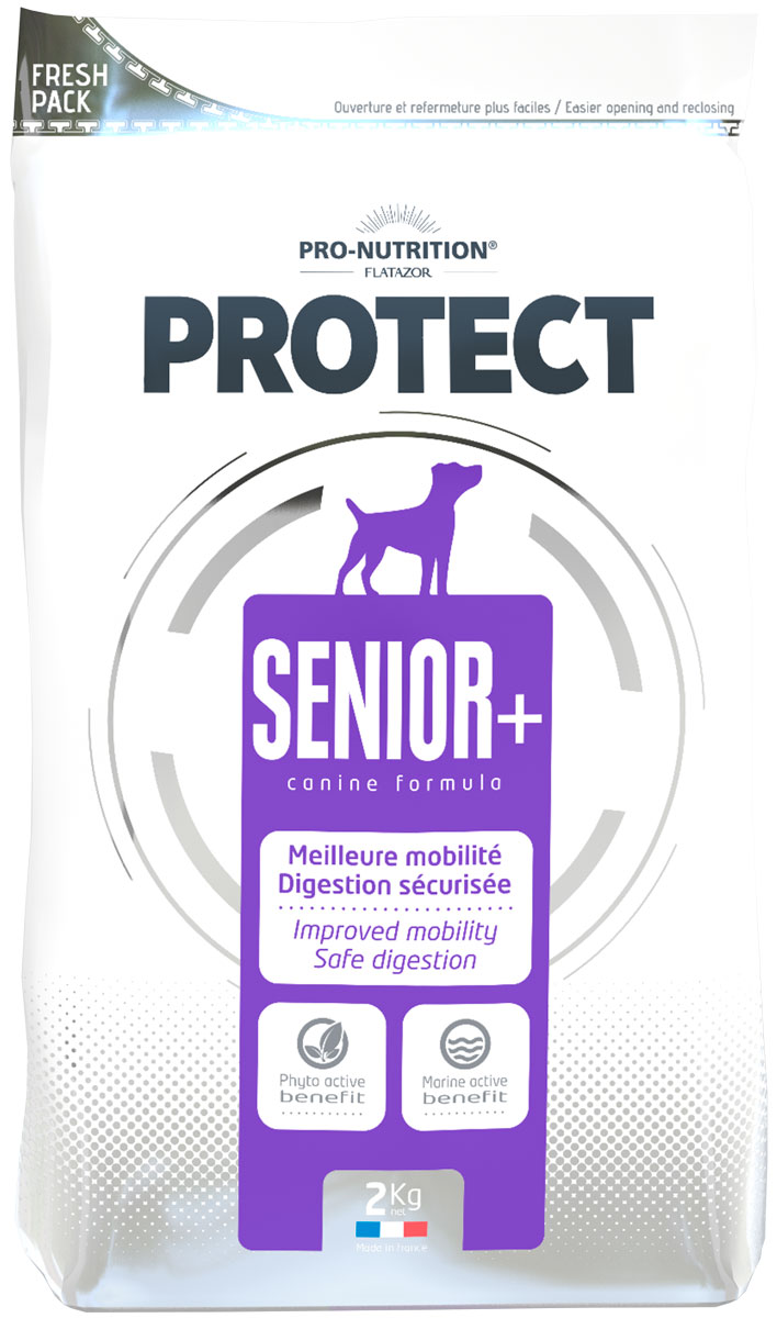 фото Сухой корм для собак flatazor protect senior +, кукуруза, птица, 2кг