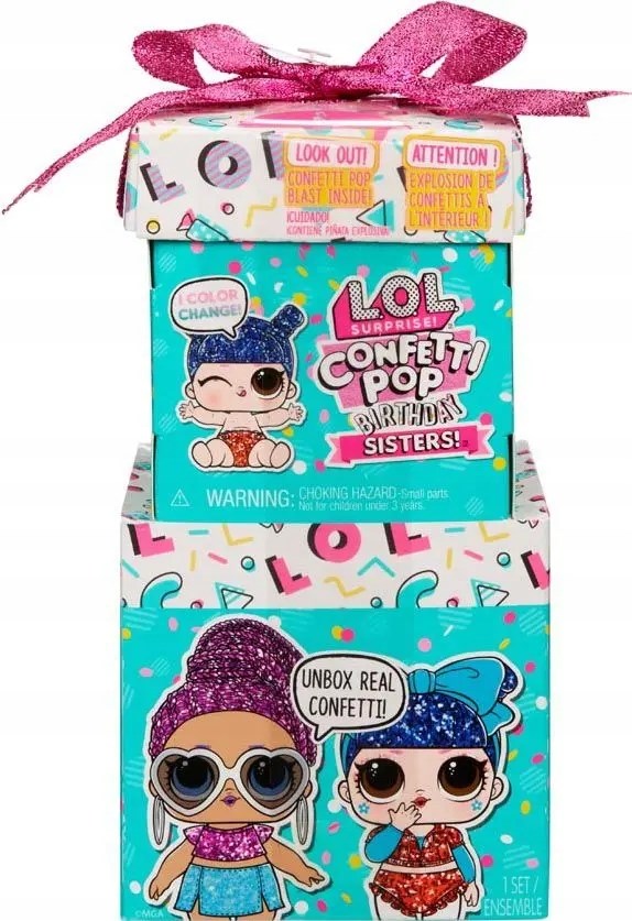 

Кукла LOL Surprise Confetti Pop Birthday Sisters - Конфетти Поп с сестричкой 589976