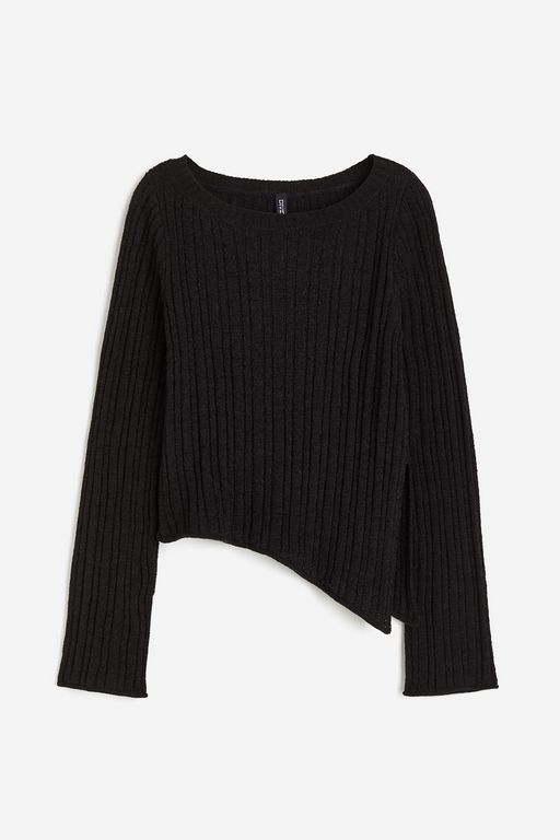 

Джемпер женский H&M 1203075 черный 2XS, 1203075