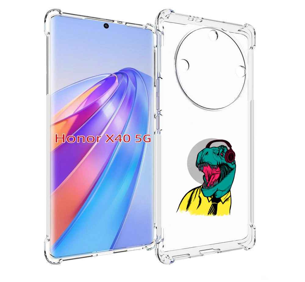 

Чехол MyPads дино для Honor X40, Прозрачный, Tocco
