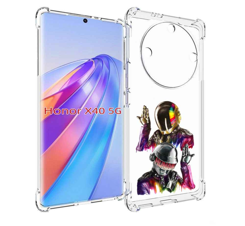 

Чехол MyPads диско космонавты для Honor X40, Прозрачный, Tocco