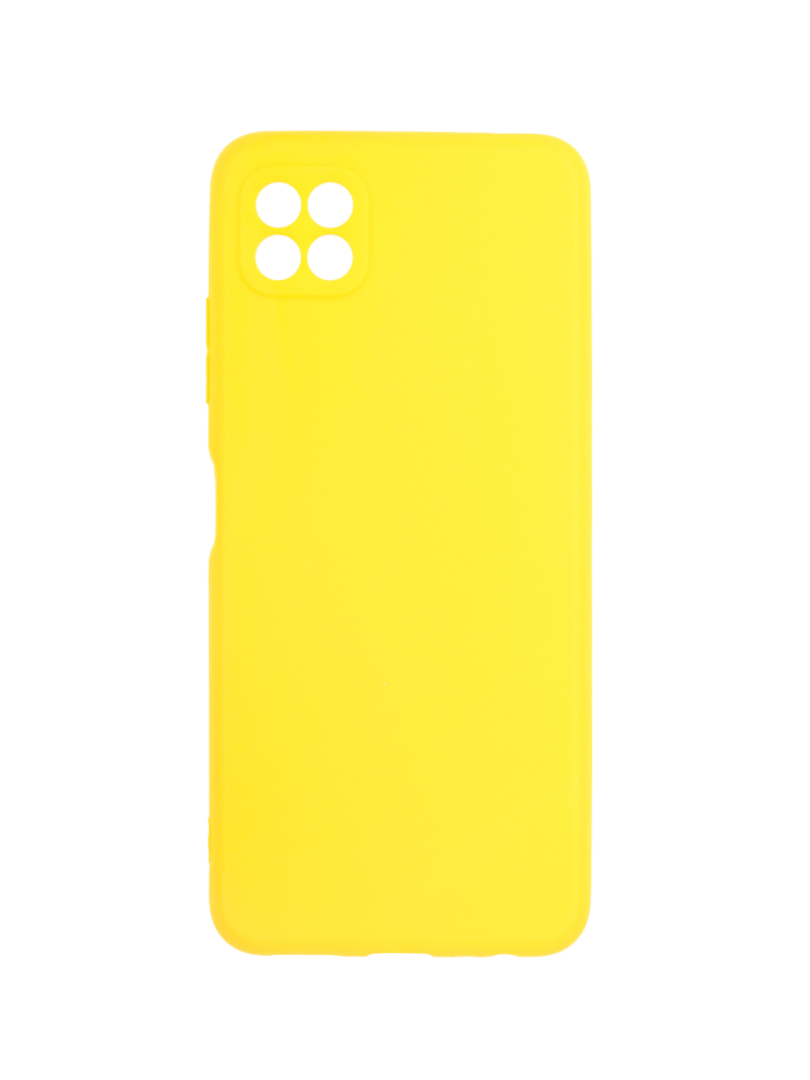 Чехол Soft для Samsung A22s A226 желтый с защитой камеры