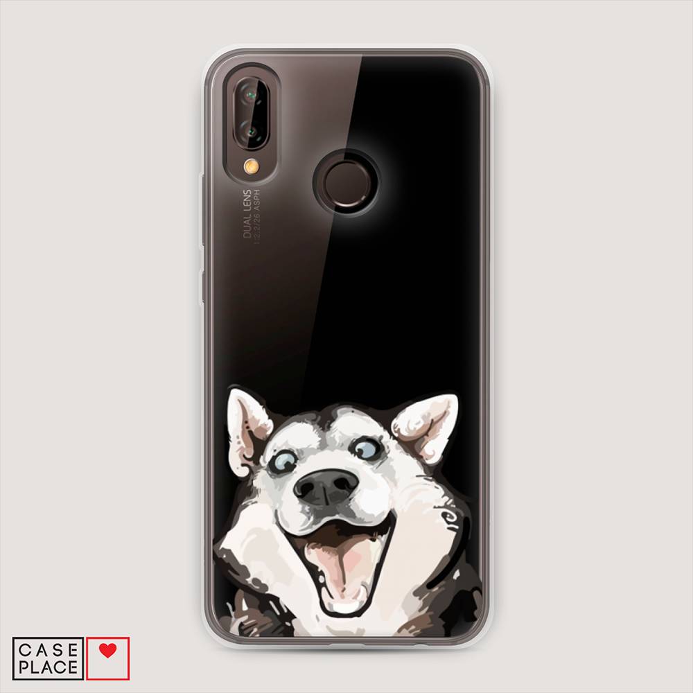 

Чехол Awog "Радостный хаски" для Huawei Nova 3