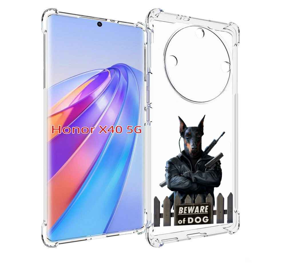 

Чехол MyPads доберман для Honor X40, Прозрачный, Tocco