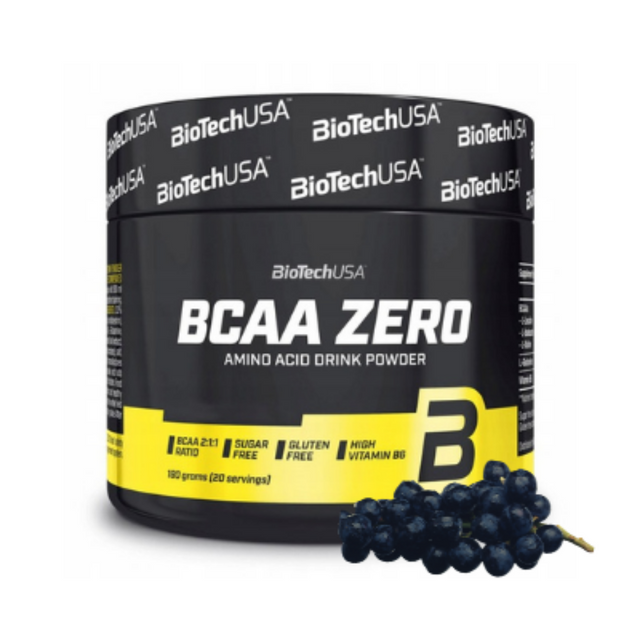 фото Бцаа biotechusa bcaa zero 180 г, синий виноград
