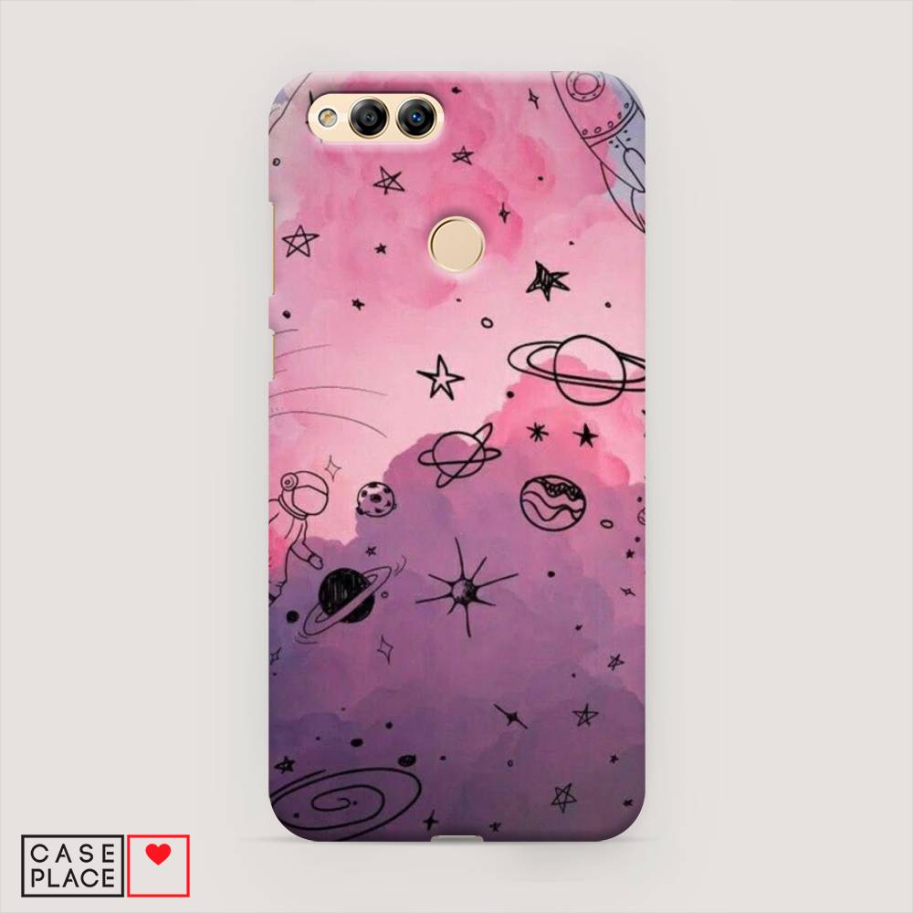 

Чехол Awog "Радуга планет 3" для Honor 7X, 63720-3