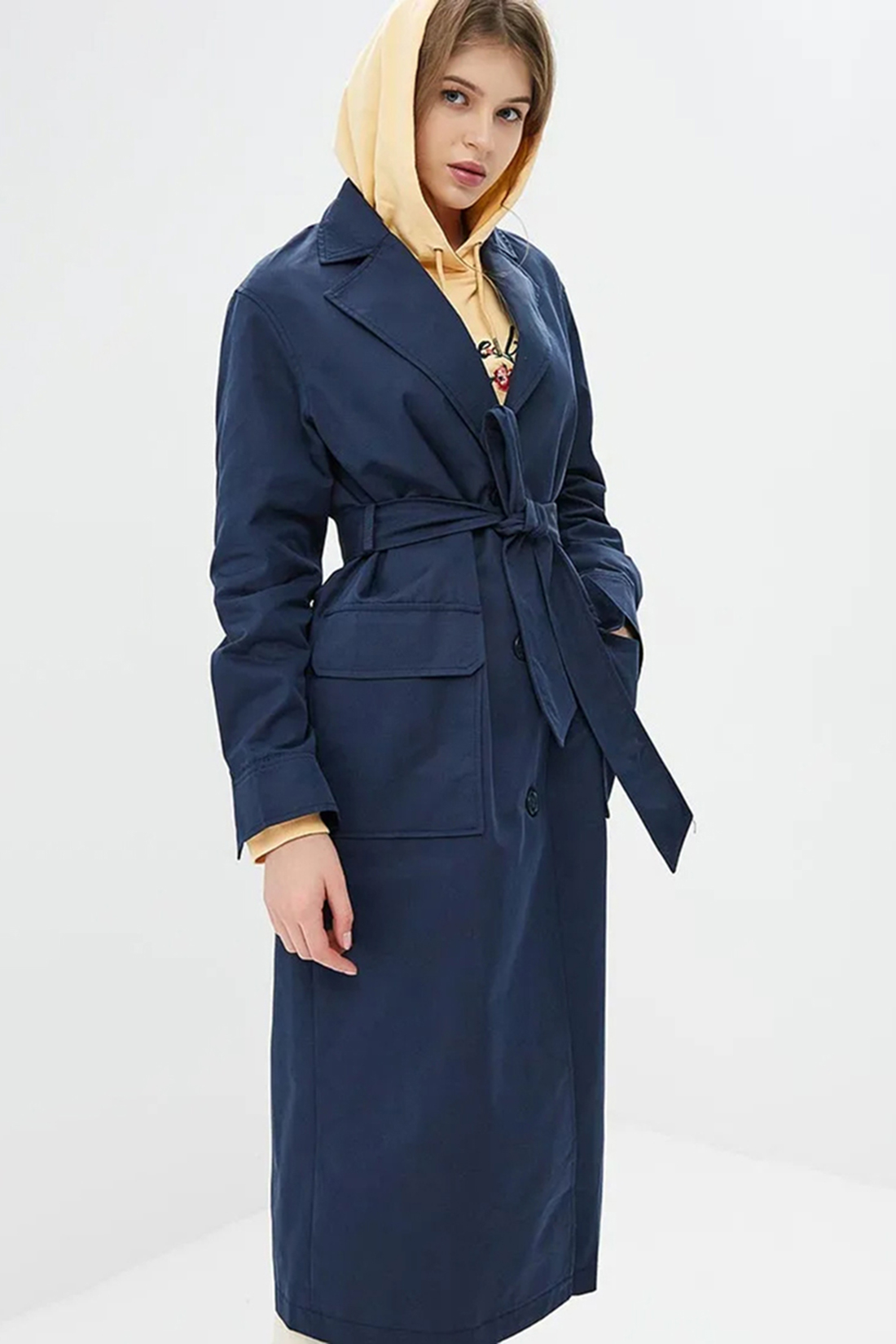 

Плащ женский Baon B089006 синий XL, B089006