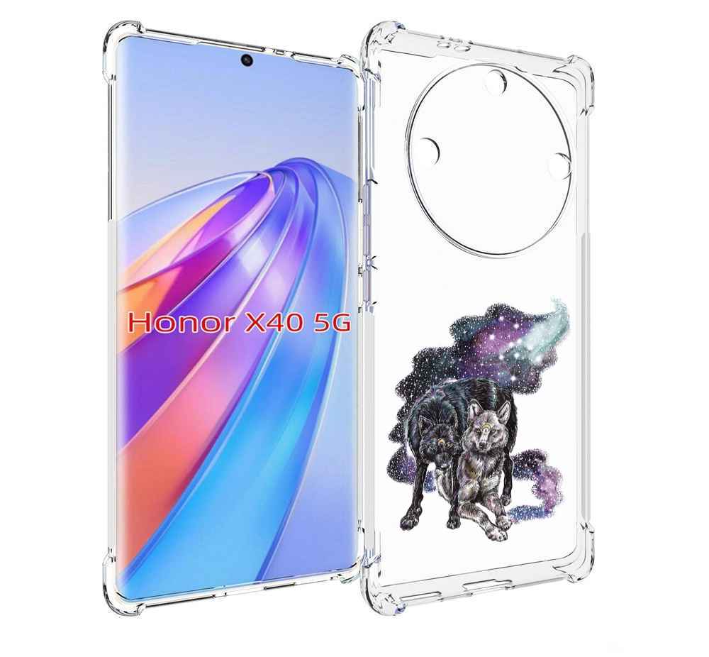 

Чехол MyPads звездные волки для Honor X40, Прозрачный, Tocco