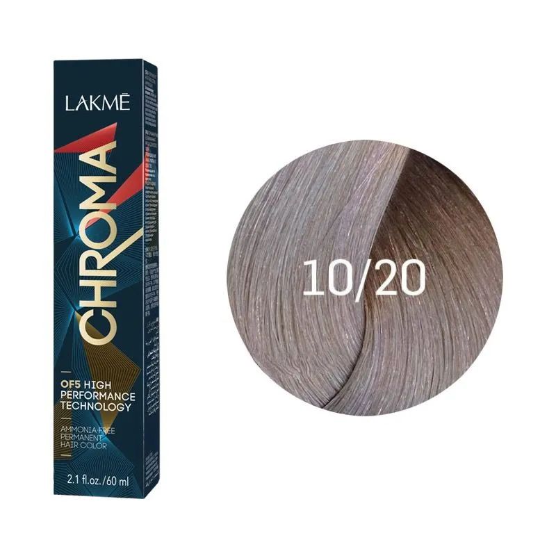 

Краска для волос LakMe Color Care Chroma Ammonia Free без аммиака 10/20, Блонд