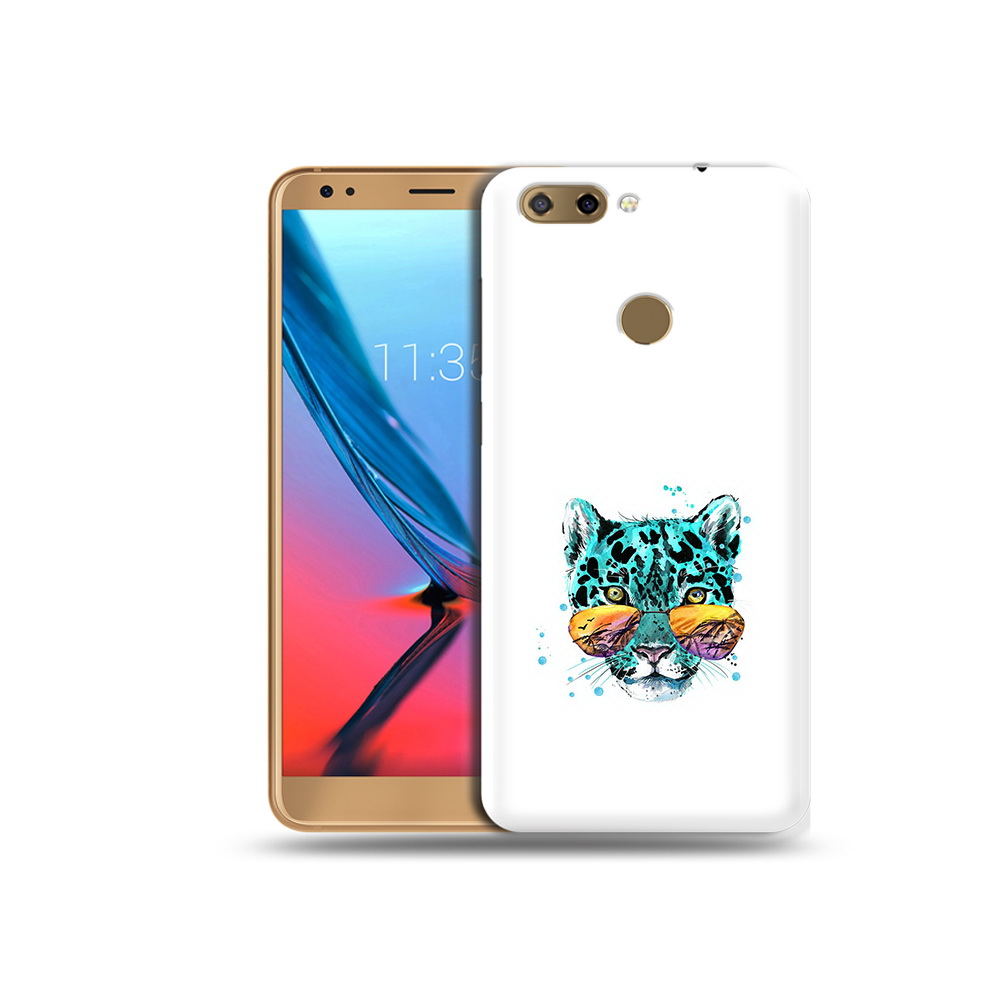 

Чехол MyPads Tocco для ZTE Blade V9 голубой лео (PT106427.464.294), Прозрачный, Tocco