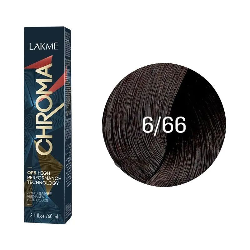 Краска для волос LakMe Color Care Chroma Ammonia Free Permanent без аммиака 666 1064₽