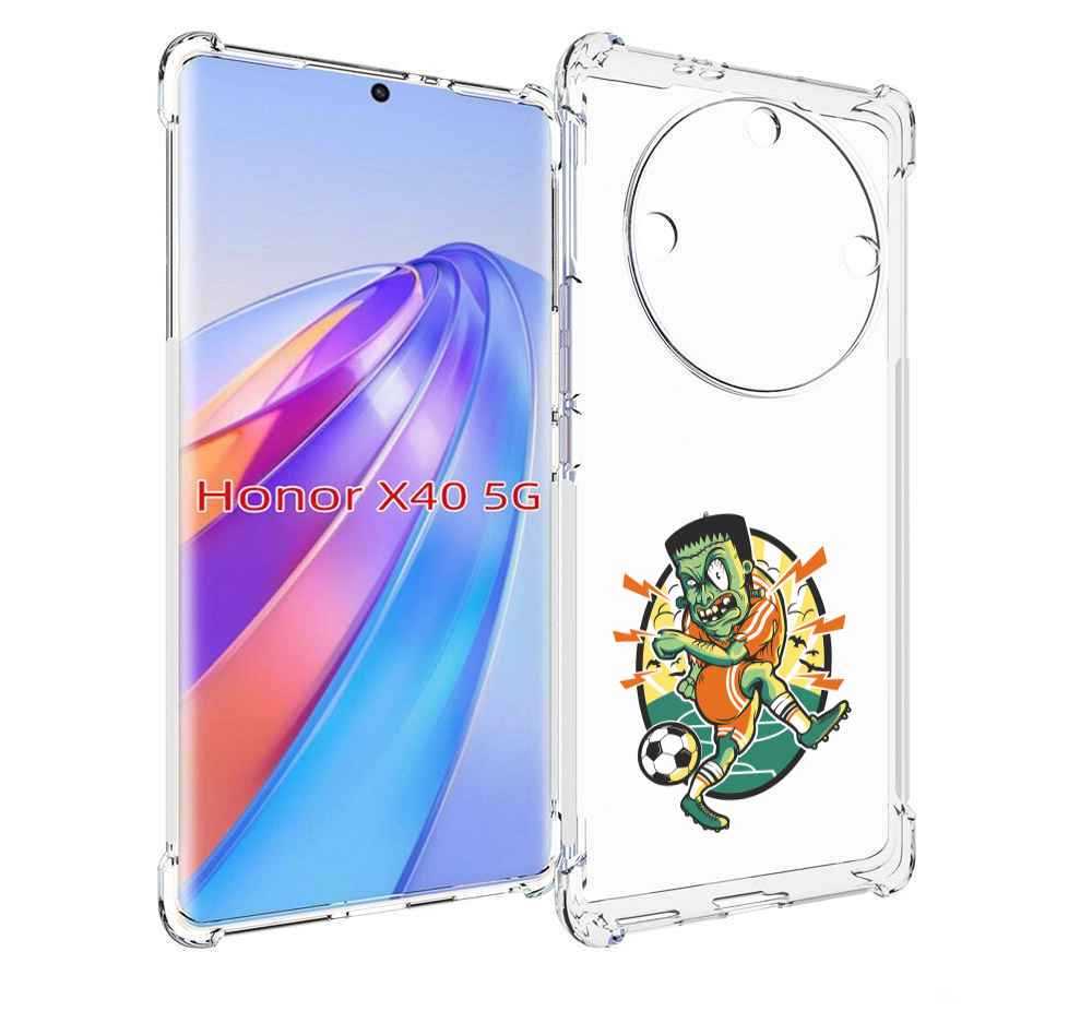 

Чехол MyPads зомби футболист для Honor X40, Прозрачный, Tocco