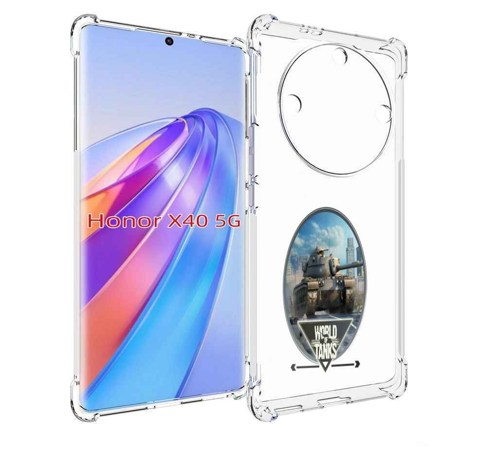 

Чехол MyPads игра с танками для Honor X40, Прозрачный, Tocco
