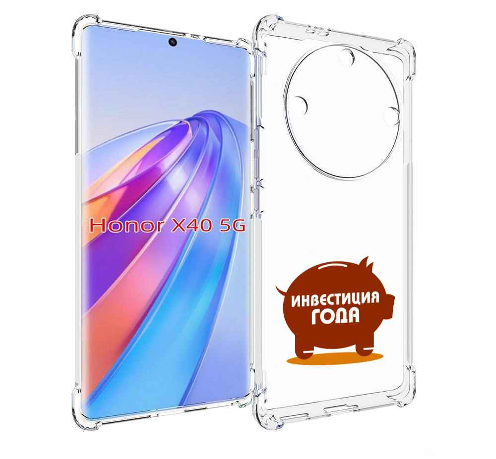 

Чехол MyPads инвестиция для Honor X40, Прозрачный, Tocco