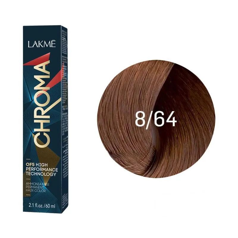 

Краска для волос LakMe Color Care Chroma Ammonia Free без аммиака 8/64, Блонд