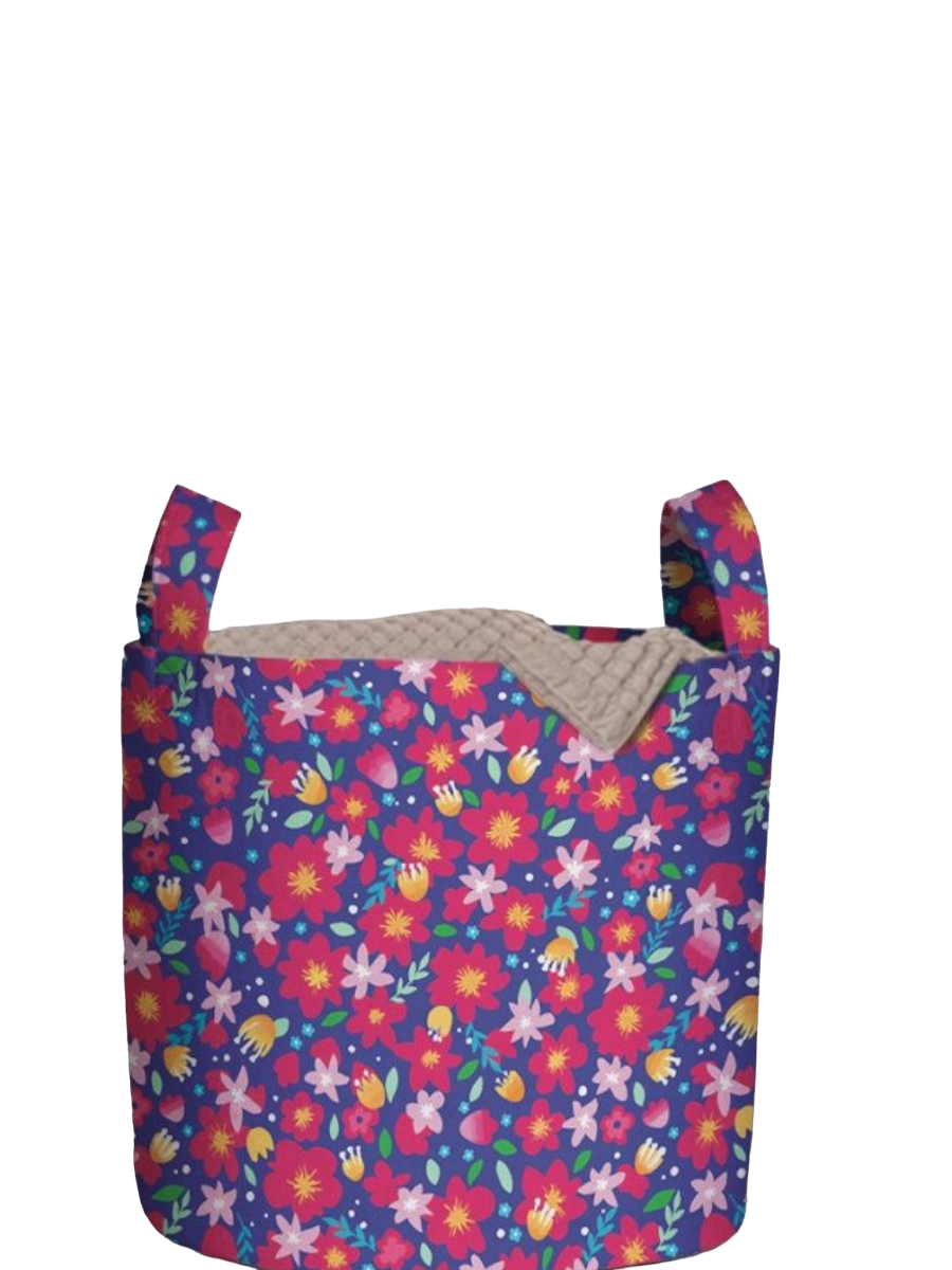 

Большая текстильная корзина JoyArty Цветочная феерия 27 л, Разноцветный, Цветочная феерия