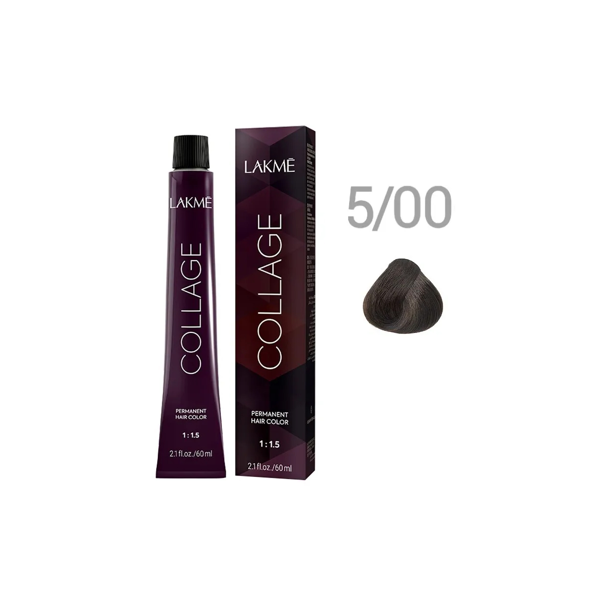 фото Краска для волос lakme color care collage creme hair color, крем-краска перманентная, 5/00