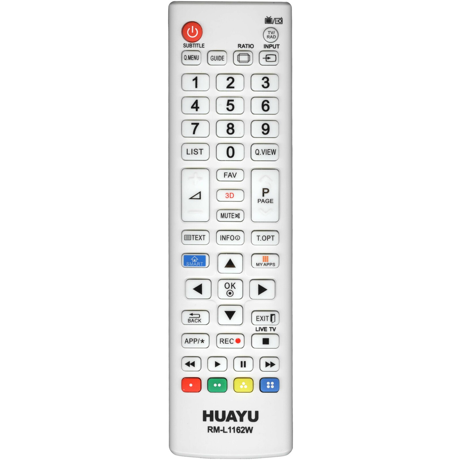 Пульт универсальный Huayu для LG RM-L1162W HRM1078