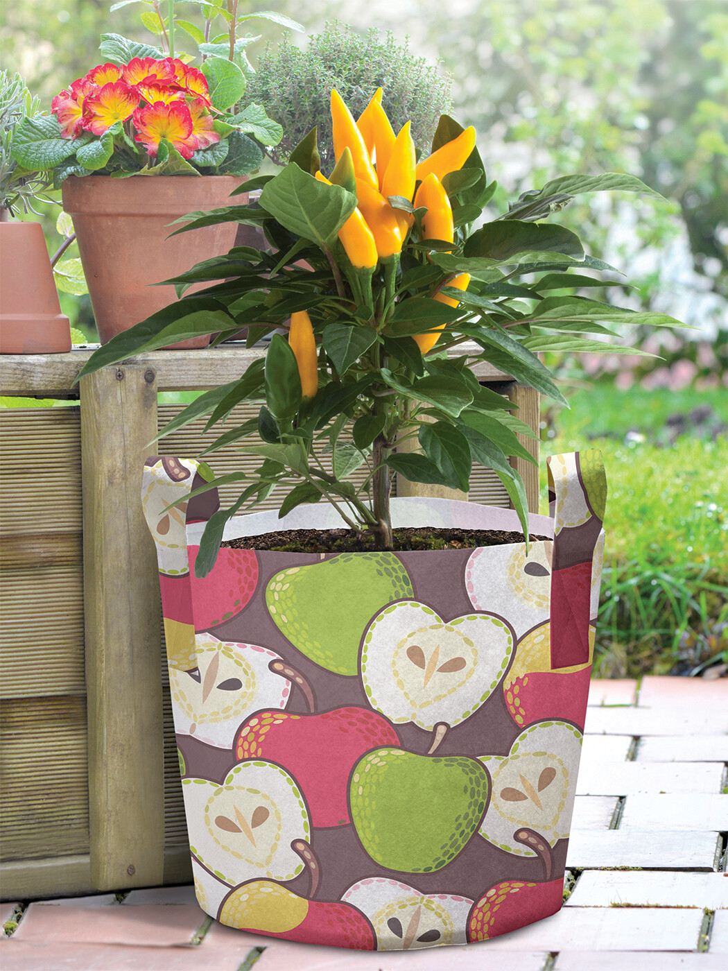 

Большая текстильная корзина JoyArty Яблочный коллаж 27 л, Красный, Яблочный коллаж