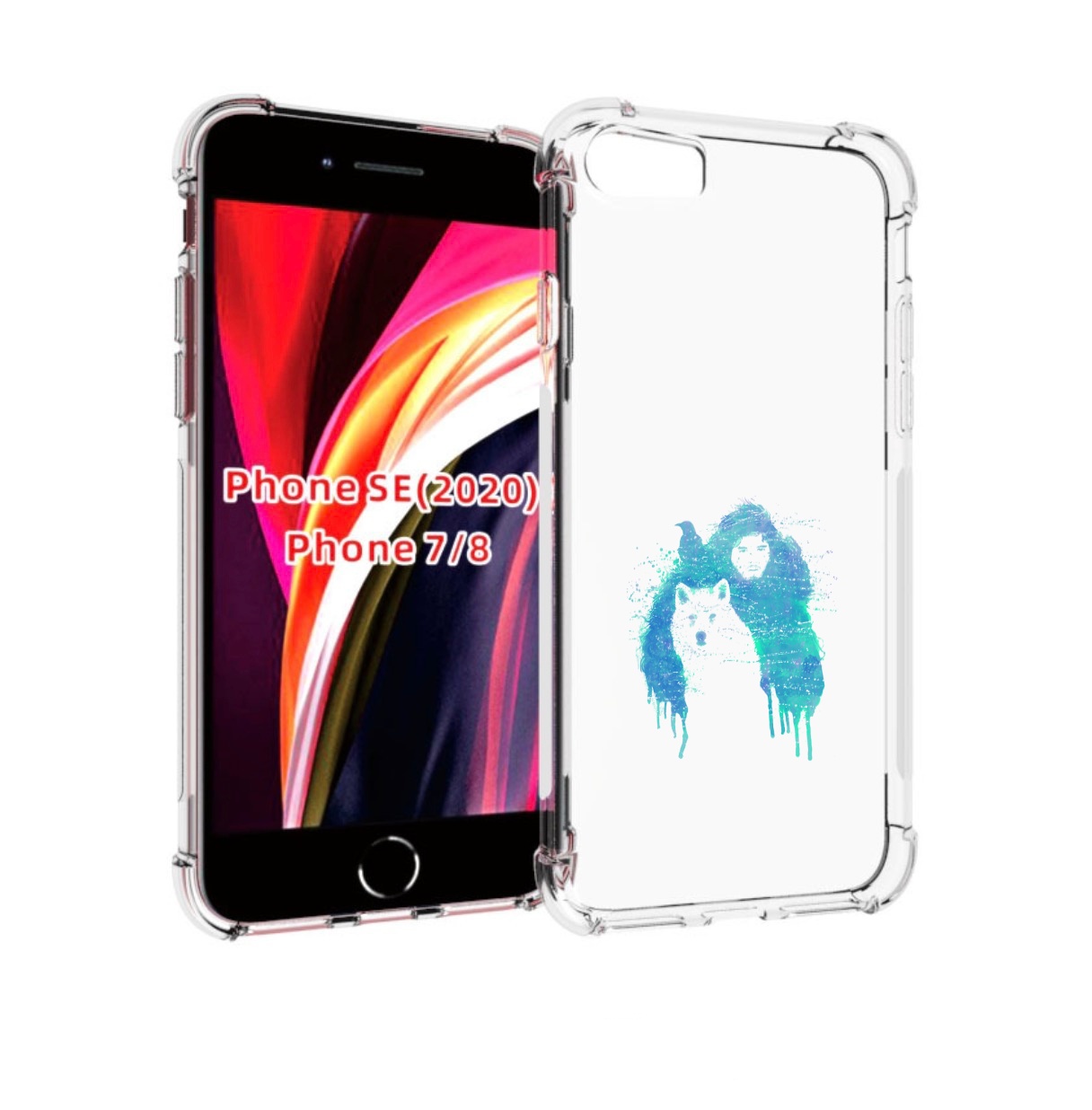 

Чехол MyPads джон сноу для iPhone 7 4.7 / iPhone 8 / iPhone SE 2 (2020), Прозрачный, Tocco