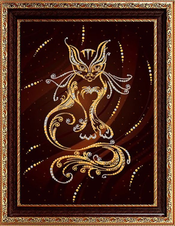 

Рисунок на ткани «Кошечка»